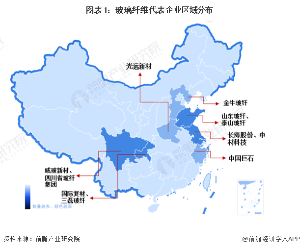 2023年华东地区玻璃纤维行业市场现状及竞争格局分析 代表企业新建产能达100万吨